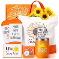 thumbnail image 2 of Sunflower Gifts for Women, Sending Sunshine Inspirational Gifts, Birthday Gift for Women Get Well Soon Gift Basket Thinking of You Care Package for Girls Mom Best Friend Bestie Sister Wife Girlfriend, 2 of 7