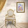 thumbnail image 3 of Mahan, Kathy 17x24 Gold Ornate Wood Framed with Double Matting Museum Art Print Titled - Crocus Blooms I, 3 of 4