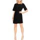 thumbnail image 1 of Vince Camuto Vestido de vaina con lazo en el frente para mujer, negro, 8, 1 of 1
