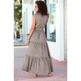 thumbnail image 3 of LASCANA Women's Tiered Slit Maxi Dress Front Bow, 3 of 5