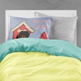thumbnail image 2 of Dog House Collection Dachshund Black Tan Fabric Standard Pillowcase, 2 of 2
