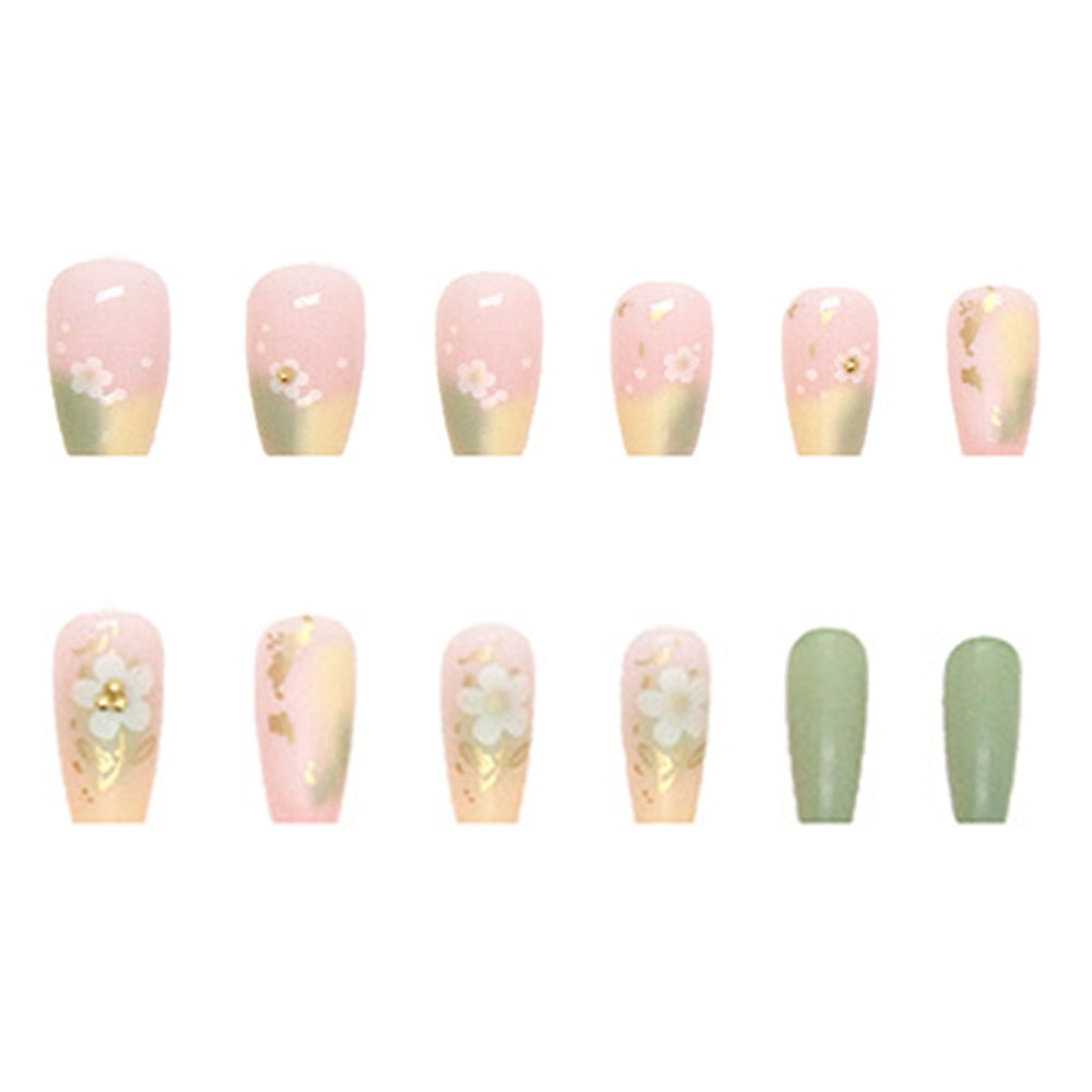 Fresh Style Spring Fake Nails with Suitable Radian And Thickness