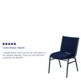 thumbnail image 4 of Emma + Oliver Heavy Duty Navy Blue Dot Fabric Stack Chair, 4 of 12