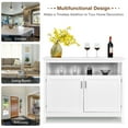 Topbuy Modern Kitchen Storage Buffet Server Table Sideboard