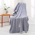 thumbnail image 2 of 1pc Super Absorbent Rabbit Cartoon Bath Towel Set - Fast Drying and Soft on Skin, 2 of 5