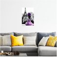 thumbnail image 3 of ZHONGYUTONG Eiffel Tower Wall Art Paris Canvas Prints Girls Room Wall Decor Black and White Painting Women Pictures for Bedroom Girly Apartment Dorm Decor Framed (12.00" x 18.00"), 3 of 4