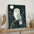 thumbnail image 2 of Cute Elephant on Cloud Night Star Canvas Print/Painting， Suitable for Bedroom，Living Room，Nursery，Kids Room，Playroom Decoration., 2 of 8
