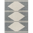thumbnail image 2 of Well Woven Harlow Evie Tribal Diamond Medallion Grey 5'3" x 7'3" Area Rug, 2 of 8