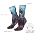 thumbnail image 6 of Honeii Urban Mechanical Dragon Print Adult Socks,Crew Socks,Casual Calf Socks,Daily Wear Socks for Men & Women, Perfect for Sports, Casual and Everyday Use, 6 of 6