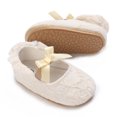 thumbnail image 6 of Yoyauz Baby Girl Mary Jane Shoes Anti Slip Rubber Sole Ballet Slippers Princess Dress Wedding Shoes Newborn Kids Shoes Toddler Shoes（0-12 Month）, 6 of 6