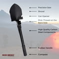 thumbnail image 4 of Redi-Medic Portable 5-in-1 Folding Shovel with Stainless Steel Blade and Rubber Handle, 4 of 9