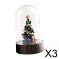 thumbnail image 1 of Estatuas navideñas,decoración navideña cúpula Linternas navideñas Lámpara,Linternas decorativas colgantes rústicas Escritorio para el hogar,Cúpula navideña de Papá Noel con regalos de, 1 of 10