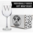 thumbnail image 5 of Etched Monogram 16oz Stemmed Wine Glass (Letter W) – A-Z Customized Gifts for Women, Personalized Wine Gifts for Women, Custom Engraved Gift for Wedding, Wine Accessories for Wine Lovers, Mom, Sister, 5 of 5