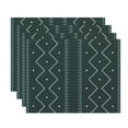 thumbnail image 2 of Simply Daisy Mudcloth Geometric Print Placemat, Set of 4, 2 of 2