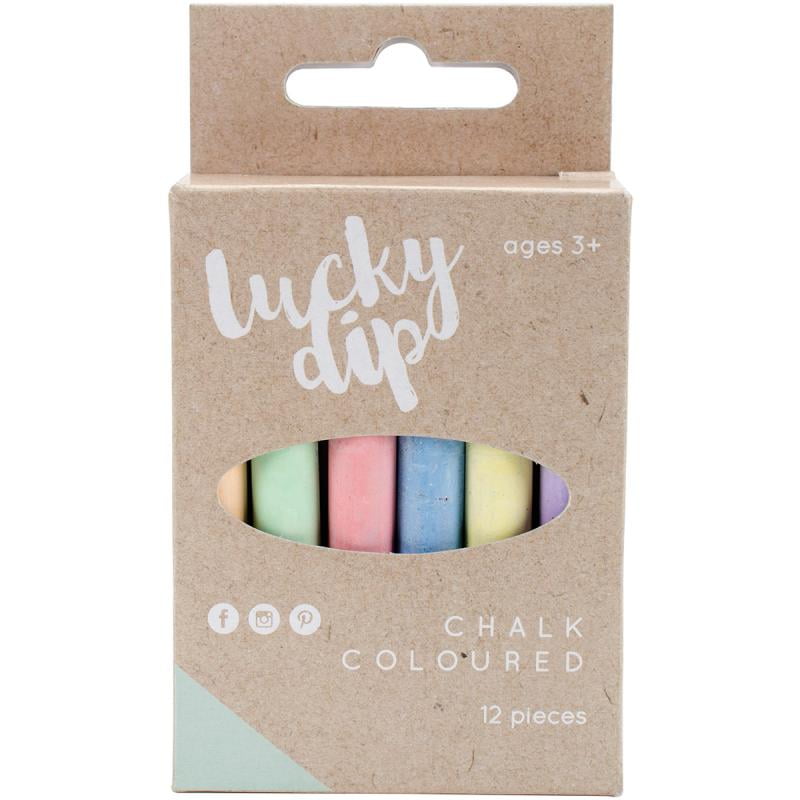 Lucky Dip Chalk 12/pkgcolored