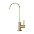 thumbnail image 2 of Stylish Lodi One-Handle Brushed Gold Water Tap Faucet Height 11¼" K-142G, 2 of 12