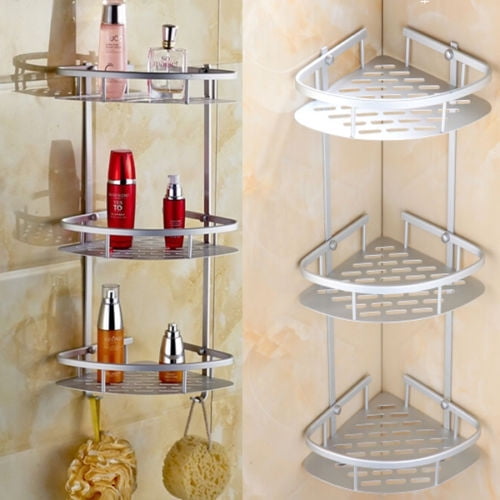 YOSOO 3 Tier SpaceSaving Triangular Shower Caddy Shelf Bathroom Corner
