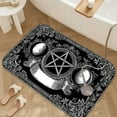 thumbnail image 3 of 1pc Pentagram Absorbent Non-Slip Bathroom Thickened Flannel Rug Decor,Soft,Quick Drying,Suitable For Indoor/outdoor Use,Bathrooms,Bedrooms,Kitchens,Terrace,Laundry Rooms,16"x24", 3 of 9