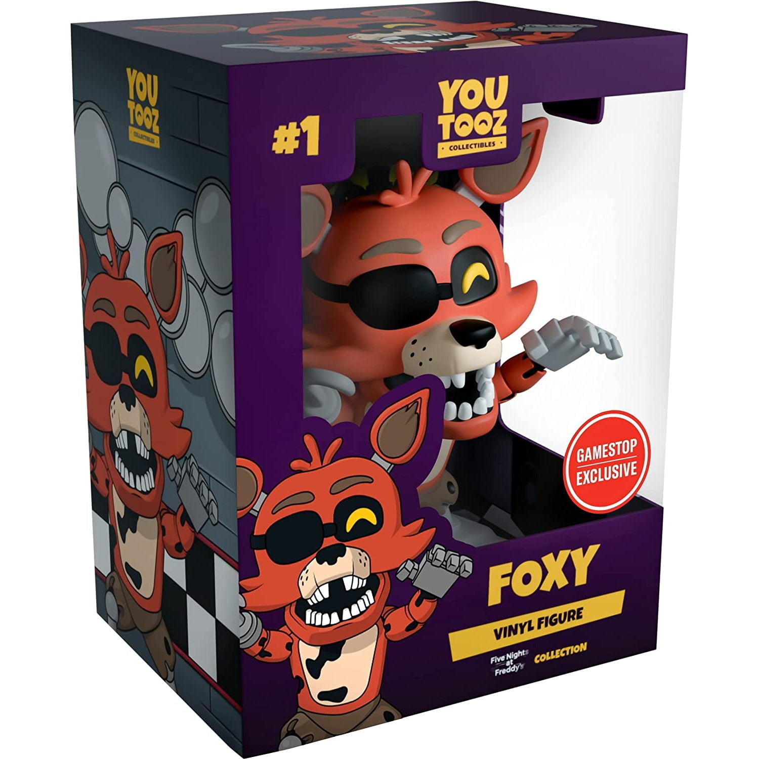 Youtooz FOXY ビニールフィギュア ファイブナイツアットフレディーズ Youtooz: Five Nights at Freddy's Collection - Foxy Vinyl