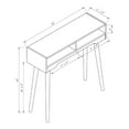 thumbnail image 7 of Furniture of America Keller 2-Shelf Console Table, Walnut, 7 of 7