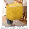 thumbnail image 1 of XWSHYW Contenedores de Almacenamiento Bolsa Organizadora de Almacenamiento de Ropa de Gran Capacidad con Asa Reforzada, Tela Gruesa para Edredones, Mantas, Ropa de Cama, Plegable con Cremallera Resis, 1 of 6