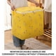 thumbnail image 5 of Bolsa de almacenamiento, cesta de almacenamiento, organizador de bolsa de almacenamiento de ropa de gran capacidad con asa reforzada, tela gruesa para edredones, mantas, ropa de cama, plegable con cre, 5 of 9