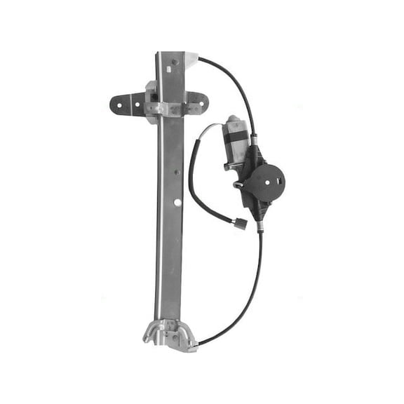 Rear Right Power Window Regulator and Motor Assembly - Compatible with 1998 - 2011 Lincoln Town Car 1999 2000 2001 2002 2003 2004 2005 2006 2007 2008 2009 2010