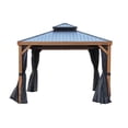 thumbnail image 2 of Yosemite 10 ft x 12 ft Black Polyester Curtains, 2 of 9