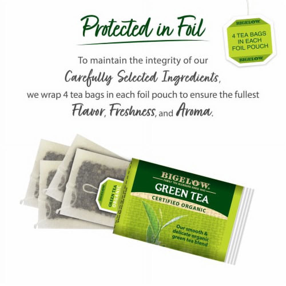 2X-Bigelow Organic Green Tea Bags - 40 ct