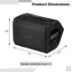 thumbnail image 4 of Cubierta protectora de la caja del altavoz para Bose S1 Pro+, cubierta a prueba de polvo para el funcionamiento de botones y puertos, protege el sistema de altavoces de arañazos, 4 of 5