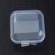 thumbnail image 3 of 10 cajas organizadoras de plástico para guardar cuentas, con tapa abatible. Estuche pequeño de plástico, mini cajas cuadradas para manualidades y arte., 3 of 4