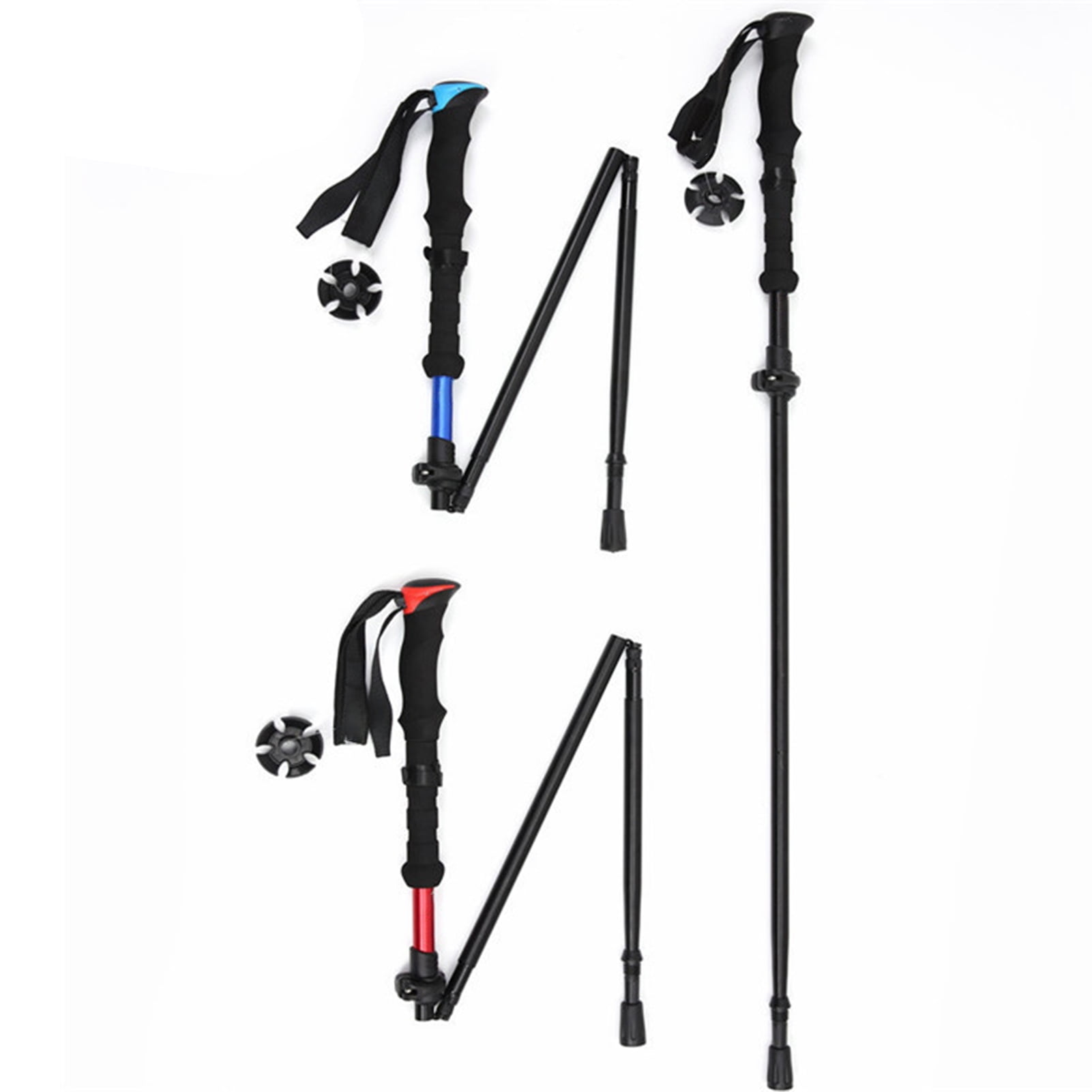 Cheers.US Lightweight Durable Adjustable Folding Trekking Pole Anti
