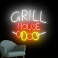 thumbnail image 5 of Handmadetneonsign Grill House Neon Sign, Food Store Wall Art Decor, Babercue Restaurant Wall Decor 51293, 5 of 5