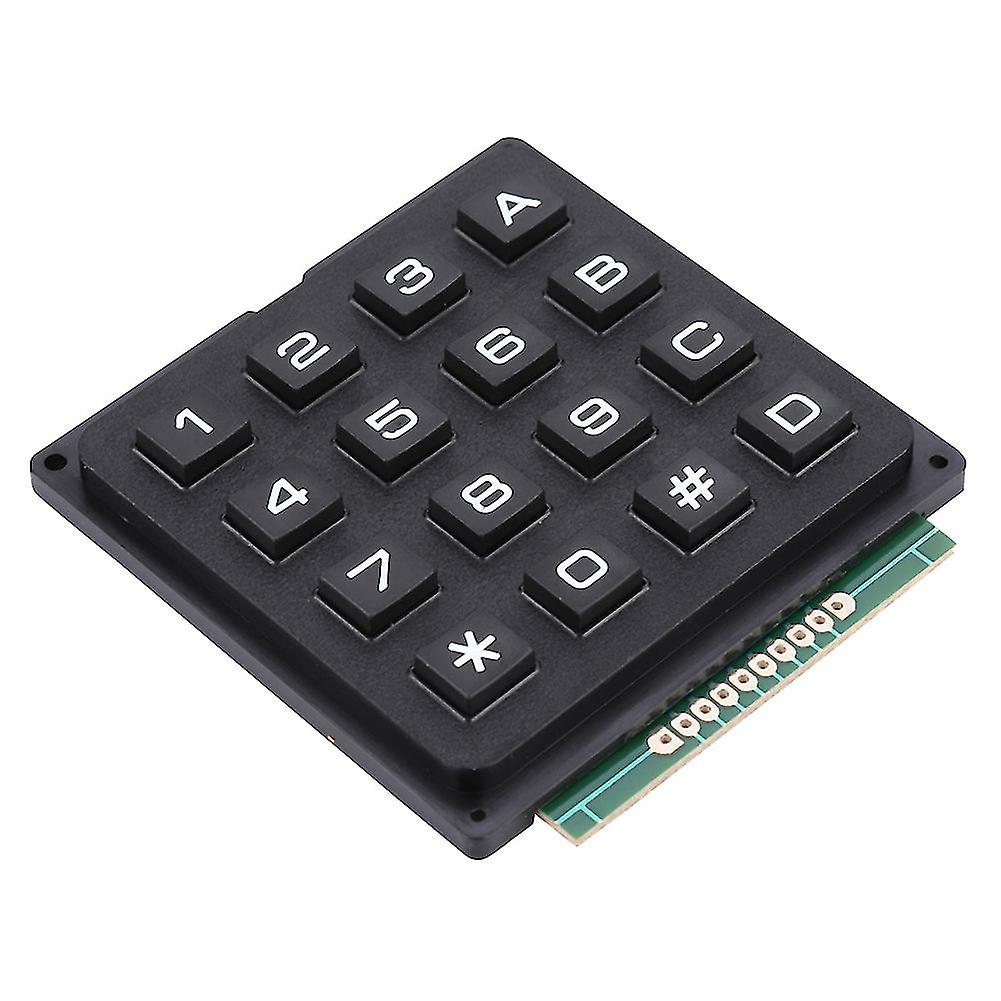 Keyboard Modules with 16 Keys 4x4 Push Buttons External Keypad for MCU ...