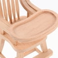 thumbnail image 3 of Doll House Furniture Doll House DIY Highchair Decor Mini Chair Adorns Doll House High Chair Furniture, 3 of 6