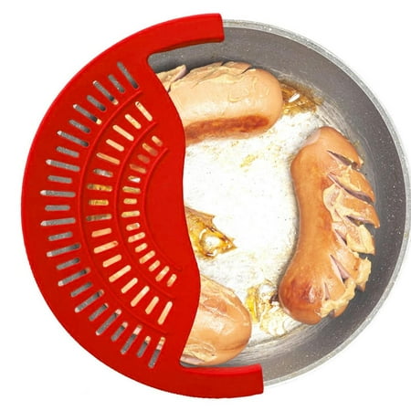 

BESTHUA Pot Strainer Silicone Strainer Attaches To Pot Kitchen Draining Tool for Spaghetti Pasta Ground Beef Fits Bowls and Pots designer