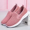 thumbnail image 2 of Espadrilles de Marche pour Femmes à Enfiler Course Légères Chaussures de Tennis Confortables en Maille, 2 of 8
