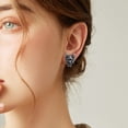 thumbnail image 4 of Unisex Retro Gothic Punk Earrings Fashion Accessory for Daily Wear and with Metallic Texture, 4 of 7