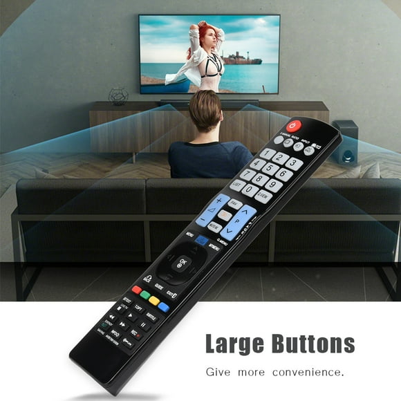 Qiilu Large Buttons Smart TV Remote Control Multi-functional Remote Control for LG TV, Universal Remote Control TV,Remote Control for LG TV