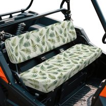Yuyamidu Green Leaves UTV Seat Covers Bench Seat Cover Four Wheeler Accessories Mule Powersports Cushion Pad Fit for Mule 3000 3010 3020 4000 4010 2001-2024