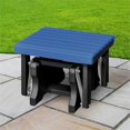 thumbnail image 2 of Mobiliario americano Gliding Otoman Classics Azul/Negro, 2 of 6