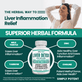 thumbnail image 3 of Simply Potent Liver Detox & Cleanse Supplement, 23 Ingredient Liver Support with Milk Thistle, Dandelion, Turmeric, Ginger, Choline, Artichoke, Beet, Alfalfa, Zinc, Grape Seed & 13 More, 60 Capsules, 3 of 13