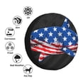 thumbnail image 2 of Kdxio Shark With USA Flag for Tire Cover Wheel Protectors Tyre Covers Weatherproof Wheel Covers Universal Fit for Trailer Rv SUV Truck Camper Travel Trailers 16 inch, 2 of 5