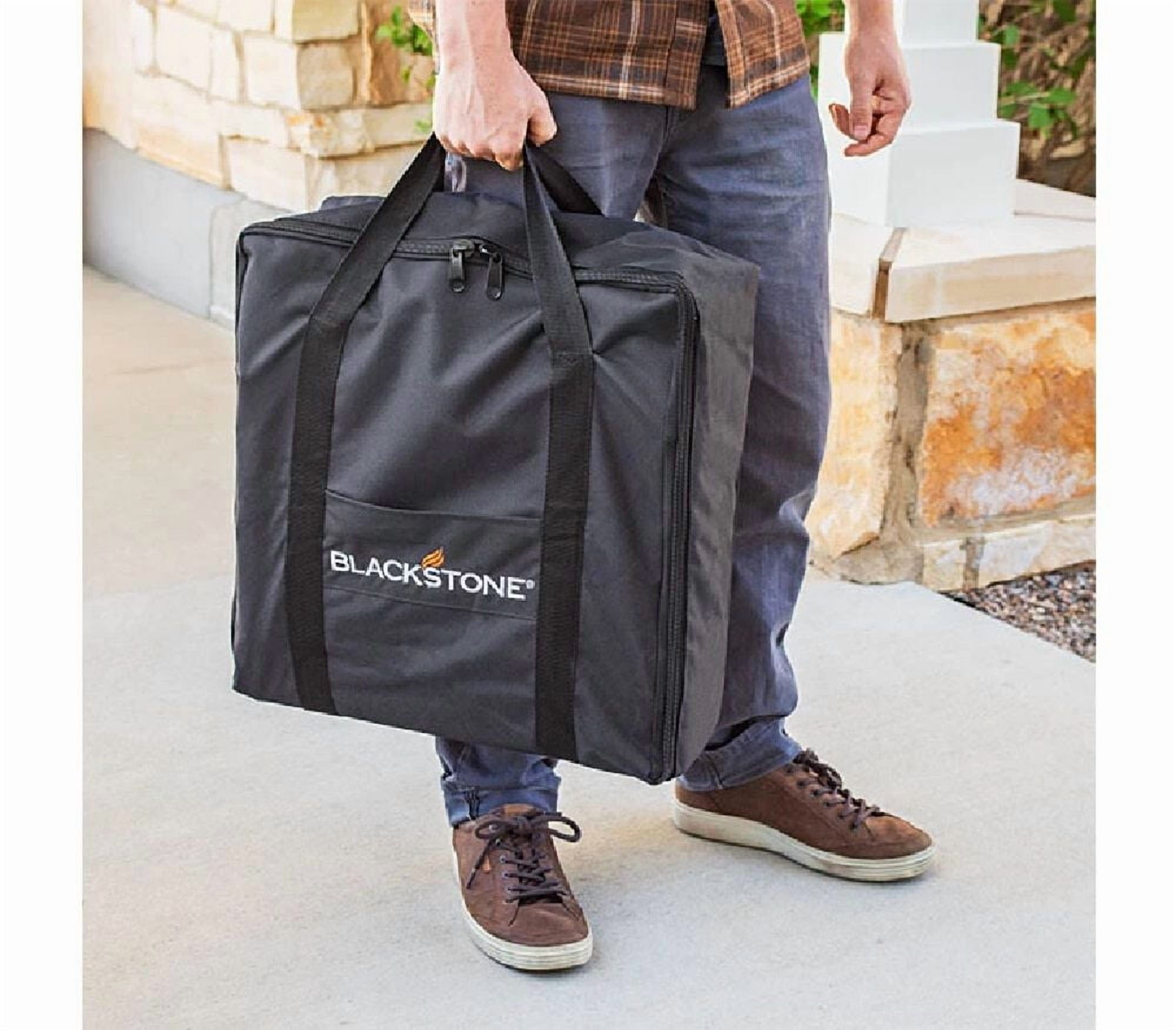 Blackstone Signature Griddle Accessories - 17 Inch Table Top Griddle Carry Bag and Cover - Heavy Duty 600 D Polyester - High Impact Resin