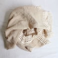 thumbnail image 4 of Manta De Bebé, Recién Nacido Swaddle Muselina 100X120Cm Mantas Con Borlas Para Bebés Manta Unisex Con Borlas Para Bebés Manta De Recepción De Gasa Doble Manta Envolvente Para Niños Recién Nacidos Niña Muyoka Hogar, 4 of 6