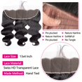thumbnail image 3 of Hair Bundles YIBUSI 12A Brazilian Body Wave, 3 x 40 cm con frontal, 3 of 6
