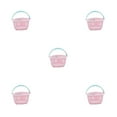 thumbnail image 3 of Guardoinrt Portable Storage Basket - Efficiently Organize Small Items light pink circular 5Set, 3 of 6