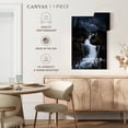 thumbnail image 5 of Elephant Stock Milky Way Waterfall Wall Art - Vertical Canvas Wall Art - Living Room Wall Decor - Nature Canvas - Blue And White Decor By Lucas Moore - 30" x 45", 5 of 8