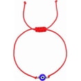thumbnail image 2 of Evil Eye Bracelet Pack Set of 4 Anklet Black Red String Lucky Protection Handmade Adjustable Bracelets for Women Men, 2 of 10