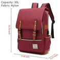 thumbnail image 2 of Mochila para ordenador portátil UKAP para mujeres y hombres, mochila escolar universitaria, mochila para ordenador, mochila con puerto de carga USB, 2 of 7